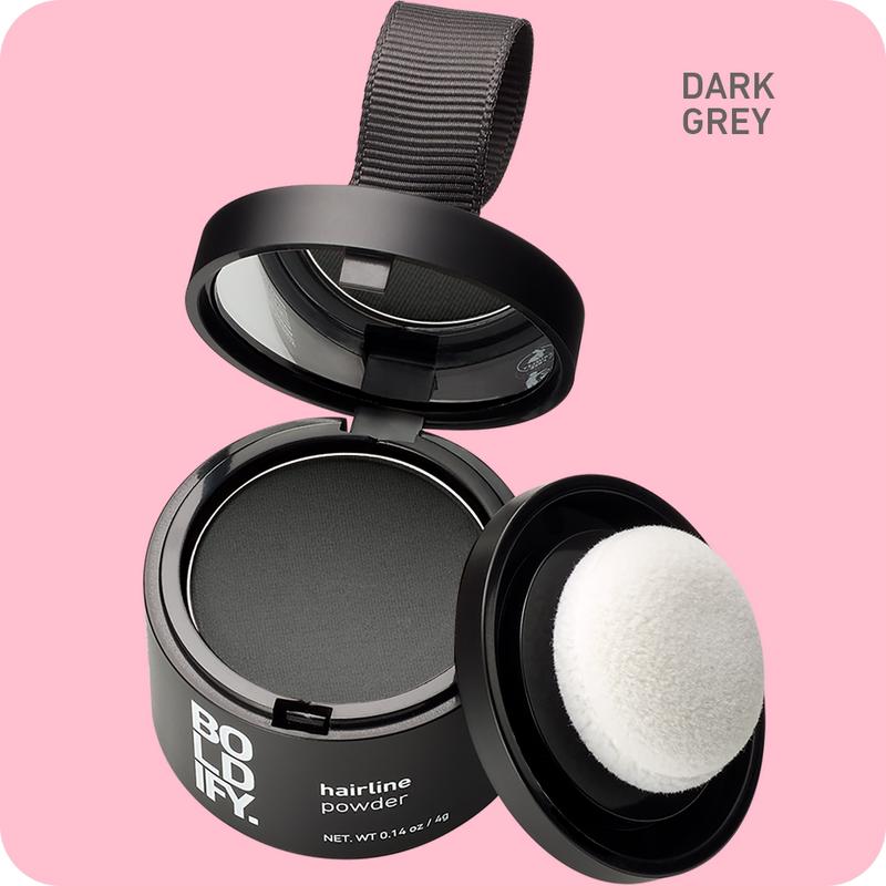 Hairline Powder - Root Touch Up Hair Color for Gray Coverage - Bald Spot Concealing Hair Powder for Women & Men - 48-Hour Stain-Proof - Haircare Thickening