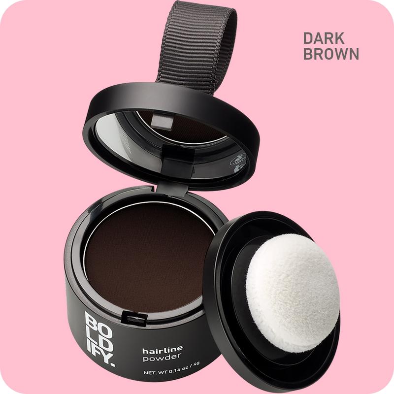Hairline Powder - Root Touch Up Hair Color for Gray Coverage - Bald Spot Concealing Hair Powder for Women & Men - 48-Hour Stain-Proof - Haircare Thickening