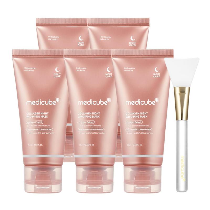 Collagen Night Wrapping Mask : SLEEP, SHED, AND GLOW! Skincare Skin Repair Comfort Pink