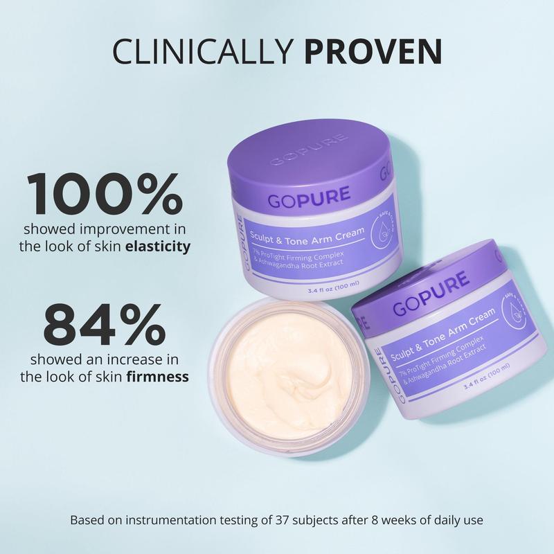 GOPURE Sculpt & Tone Arm Cream 2x Jars Skin Body