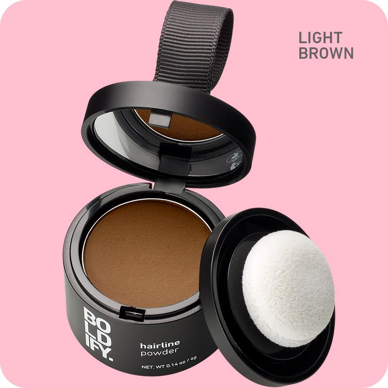 Hairline Powder - Root Touch Up Hair Color for Gray Coverage - Bald Spot Concealing Hair Powder for Women & Men - 48-Hour Stain-Proof - Haircare Thickening