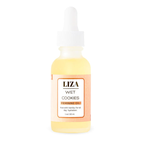 Liza Cosmetics Vanilla Wet Cookie Yoni Oil – For Ingrown Hairs, Dark Spots & Soft Skin – Sweet Scented Intimate Oil 1oz