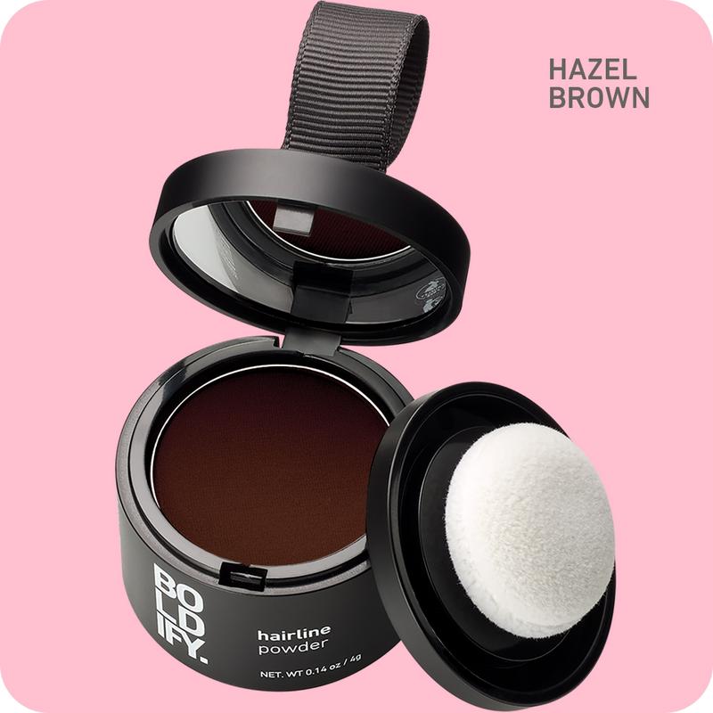 Hairline Powder - Root Touch Up Hair Color for Gray Coverage - Bald Spot Concealing Hair Powder for Women & Men - 48-Hour Stain-Proof - Haircare Thickening