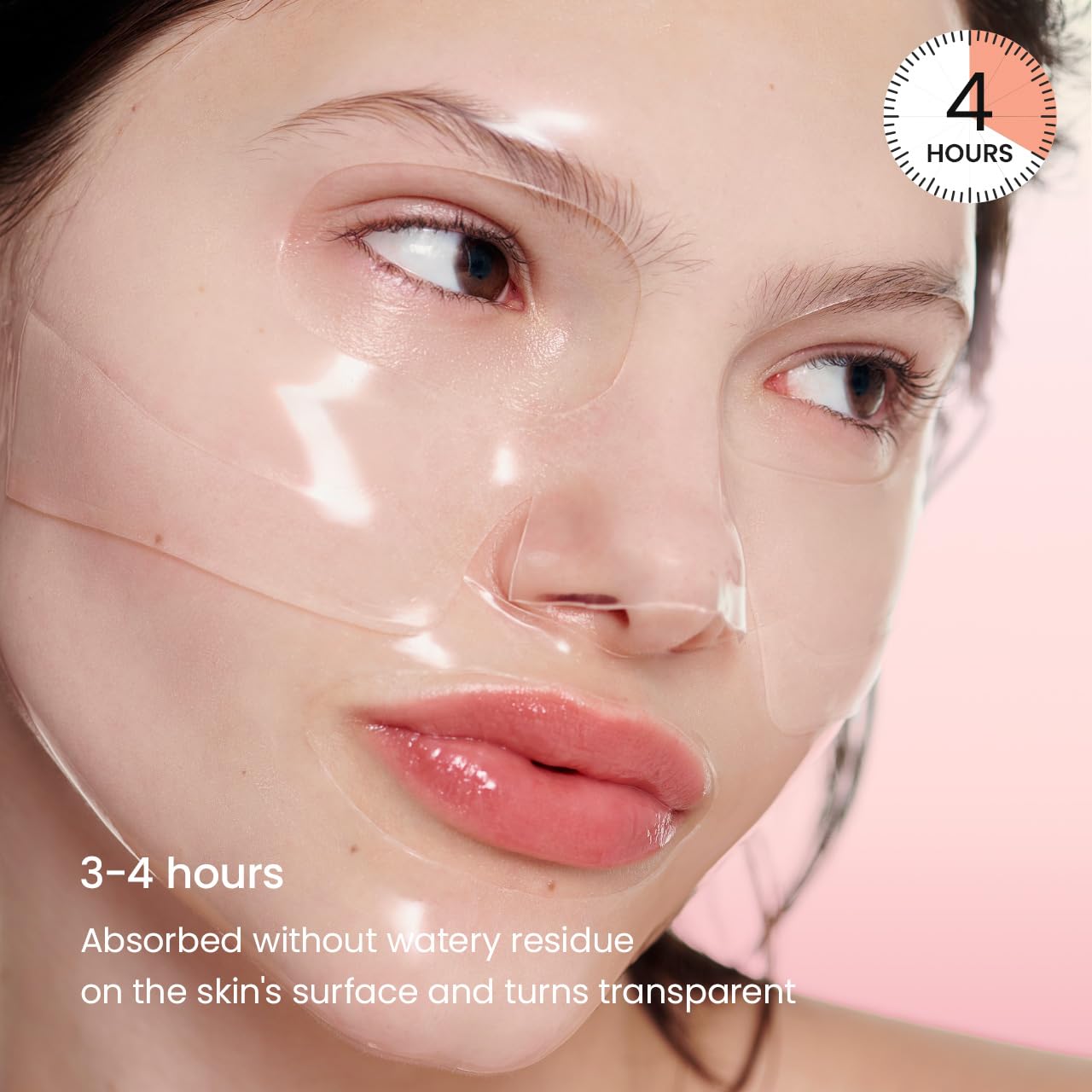 Bio-Collagen Real Deep Mask, Hydrating Overnight Hydrogel Mask, Pore Minimizing, Elasticity Improvement, Korean Skincare | 1.19oz(34g) x 4ea