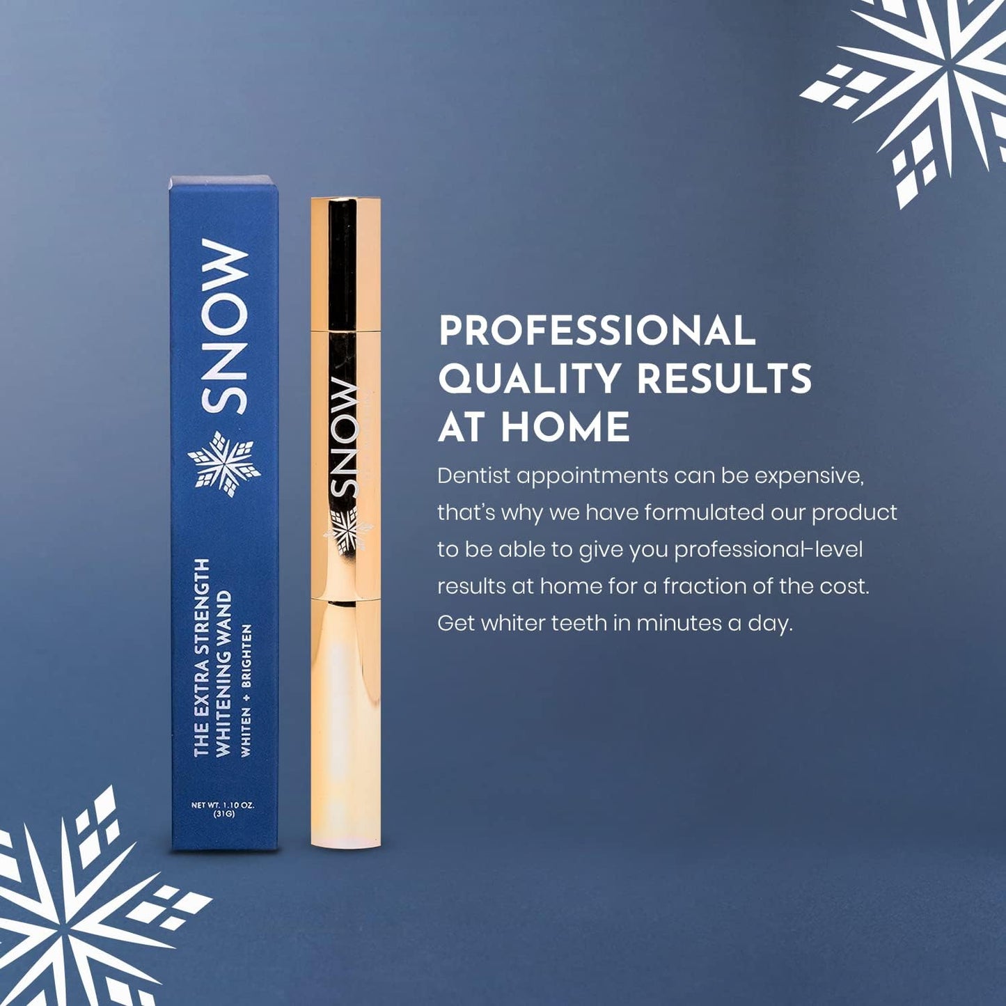 Snow Extra-Strength Teeth Whitening Pen, Enamel-Safe Tooth Whitening Pen for Sensitive Teeth, Teeth Whiteners for Oral Care, Stain Remover for Teeth That Visibly Whitens Tooth up to 8 Shades - 1 Pack