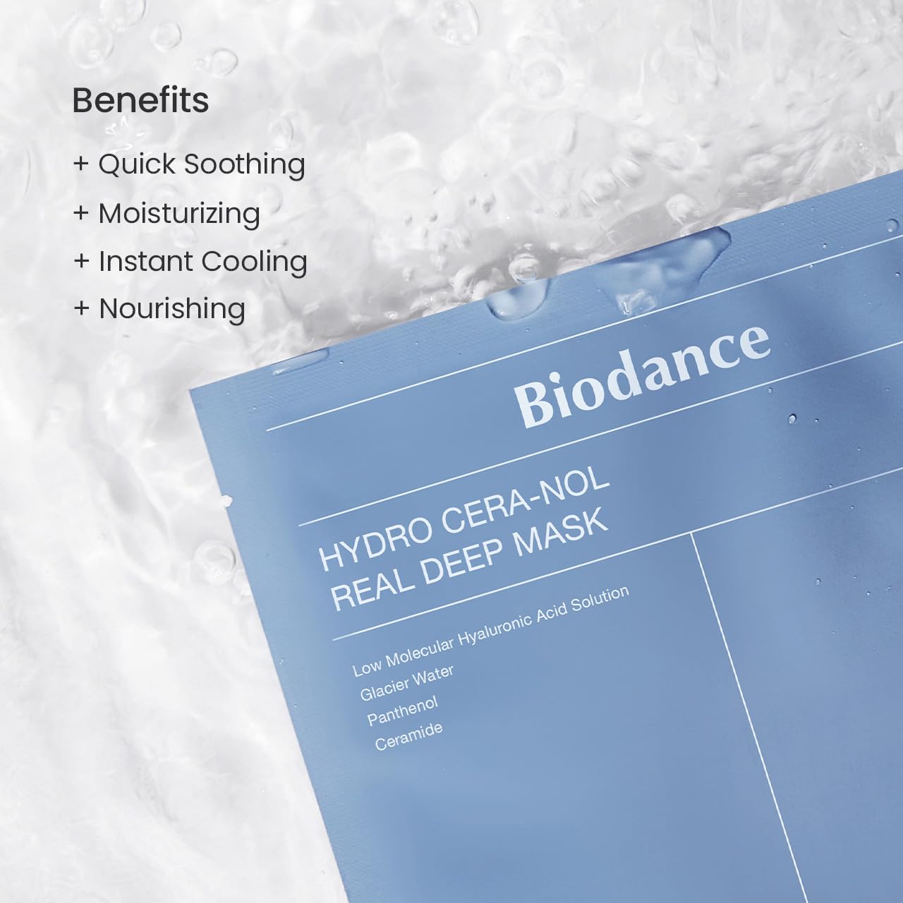 Bio-Collagen Real Deep Mask, Hydrating Overnight Hydrogel Mask, Pore Minimizing, Elasticity Improvement, Korean Skincare | 1.19oz(34g) x 4ea