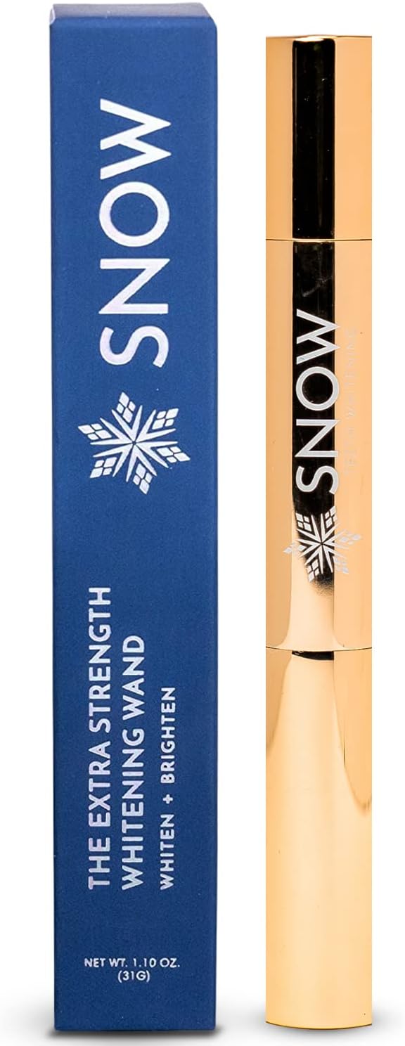 Snow Extra-Strength Teeth Whitening Pen, Enamel-Safe Tooth Whitening Pen for Sensitive Teeth, Teeth Whiteners for Oral Care, Stain Remover for Teeth That Visibly Whitens Tooth up to 8 Shades - 1 Pack