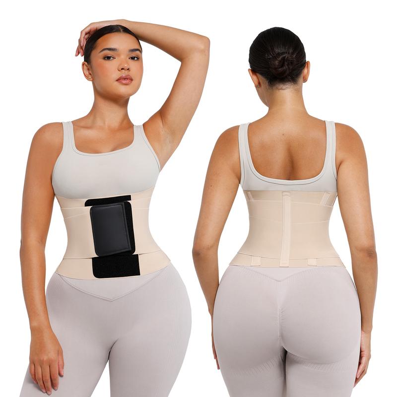 FeelinGirl Belt Waist Cincher Ab Belt Tummy Control Body Shaper with Triple Wrap WomenB Comfortable Fabrics Nylon Adjustable Multicolor Lady Festival Womenswear Lady Comfort Fabrics Womenswear Fits Sexy Waist Trainer