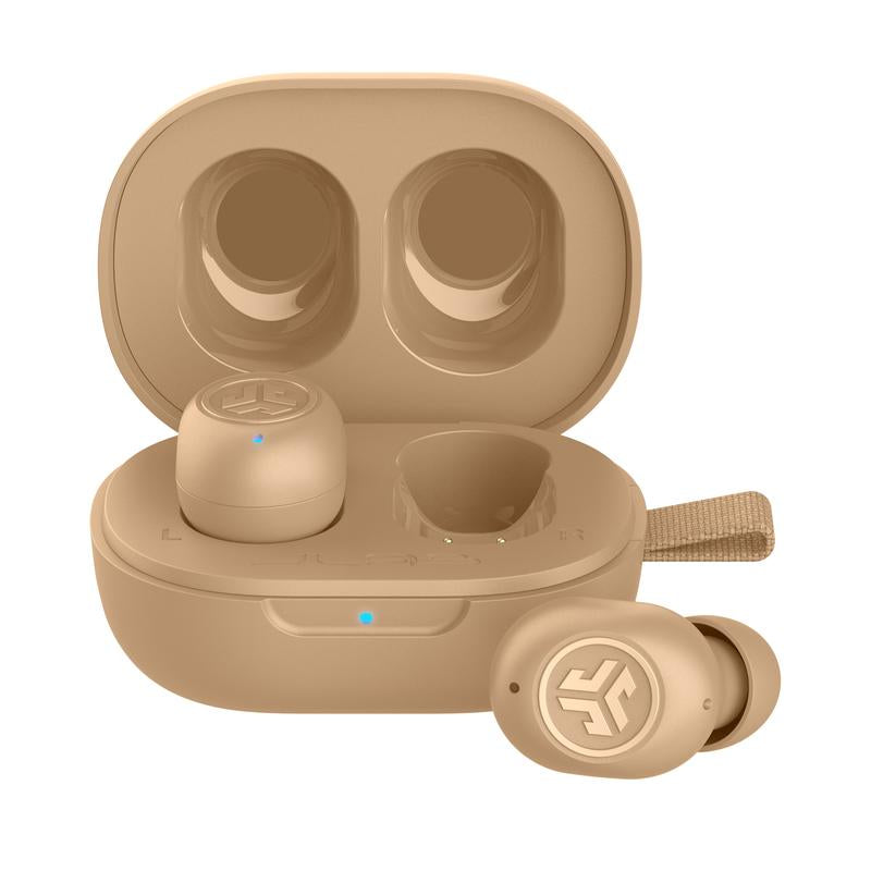 JLab JBuds Mini Earbuds - Smallest Bluetooth Earphones, IP55 Splash/Dust Proof, Custom EQ, Customizable Touch Controls, Safety Be Aware Mode, 20HR Battery Life, Earbuds For Sleeping, Android iPhone