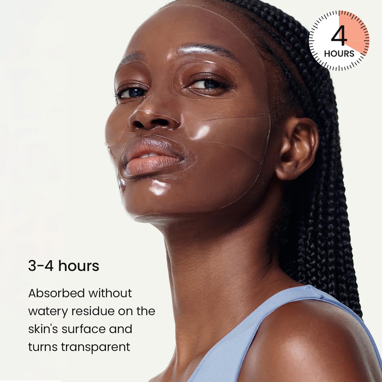 Bio-Collagen Real Deep Mask, Hydrating Overnight Hydrogel Mask, Pore Minimizing, Elasticity Improvement, Korean Skincare | 1.19oz(34g) x 4ea