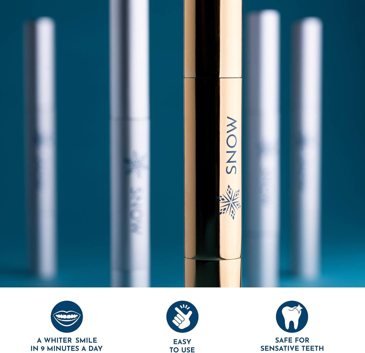Snow Extra-Strength Teeth Whitening Pen, Enamel-Safe Tooth Whitening Pen for Sensitive Teeth, Teeth Whiteners for Oral Care, Stain Remover for Teeth That Visibly Whitens Tooth up to 8 Shades - 1 Pack