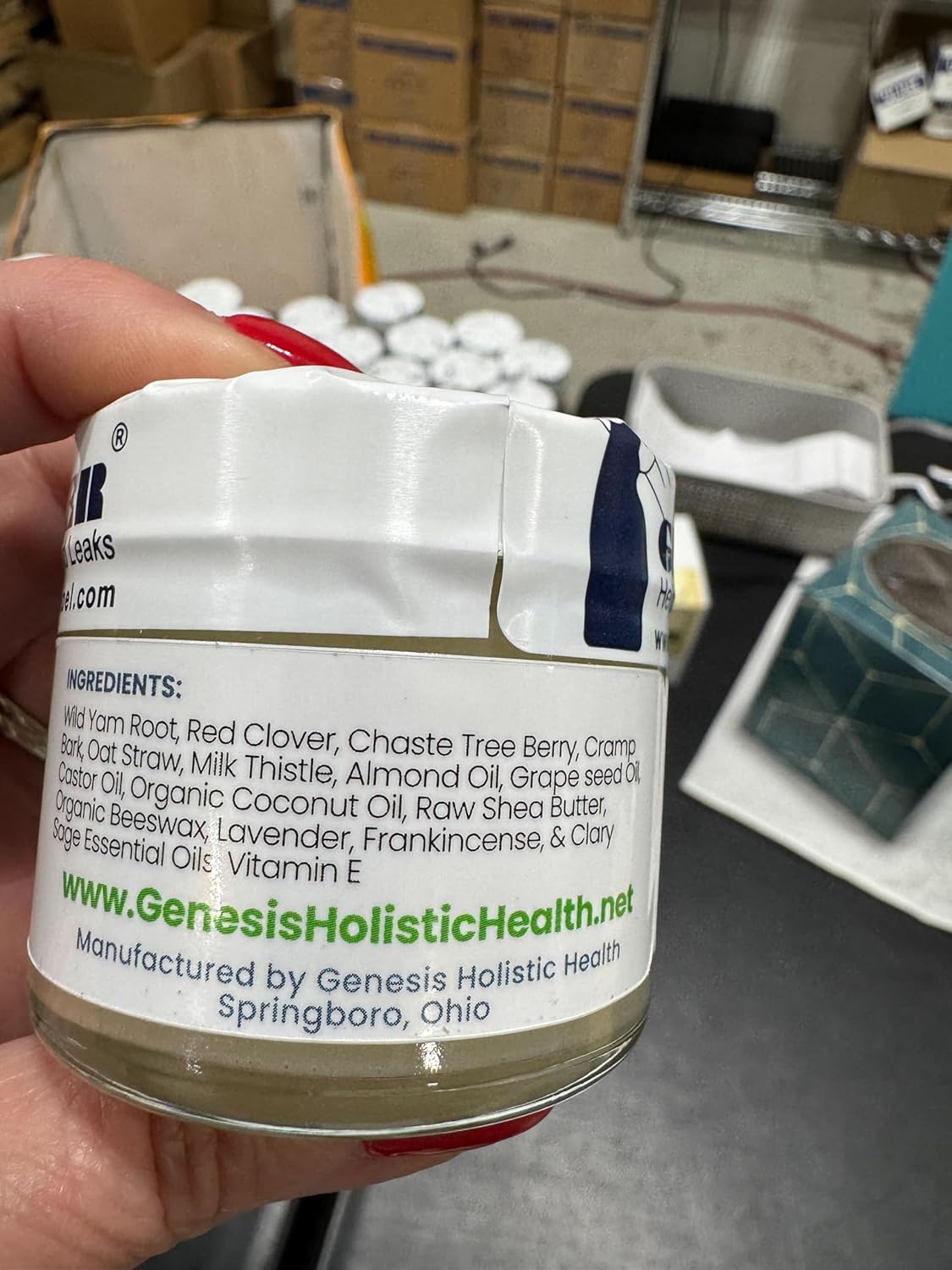 Genesis Wild Yam Root Cream, Organic Balancing Cream for Women, Deep Nourishment and Hydration, Made with Wild Yam Root, Chaste Tree Berry, and Red Clover, 4oz