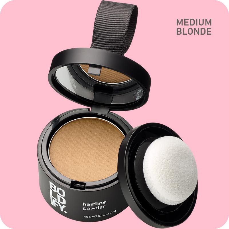 Hairline Powder - Root Touch Up Hair Color for Gray Coverage - Bald Spot Concealing Hair Powder for Women & Men - 48-Hour Stain-Proof - Haircare Thickening