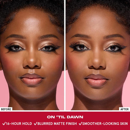 ONE/SIZE On 'Til Dawn Mattifying Waterproof Setting Spray 3.4 oz - Transferproof, 16 HR Matte Finish, Oil-Control & Pore-Tightening Formula