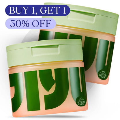 Jiyu Korean Skincare Anti-Aging, Dark Spot & Wrinkle Minimizing Toner Pads with Snail Mucin, Centella Asiatica, Niacinamide, Peptide Complex - 100 ct.