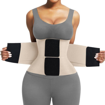 FeelinGirl Belt Waist Cincher Ab Belt Tummy Control Body Shaper with Triple Wrap WomenB Comfortable Fabrics Nylon Adjustable Multicolor Lady Festival Womenswear Lady  Comfort Fabrics Womenswear Fits Sexy Waist Trainer
