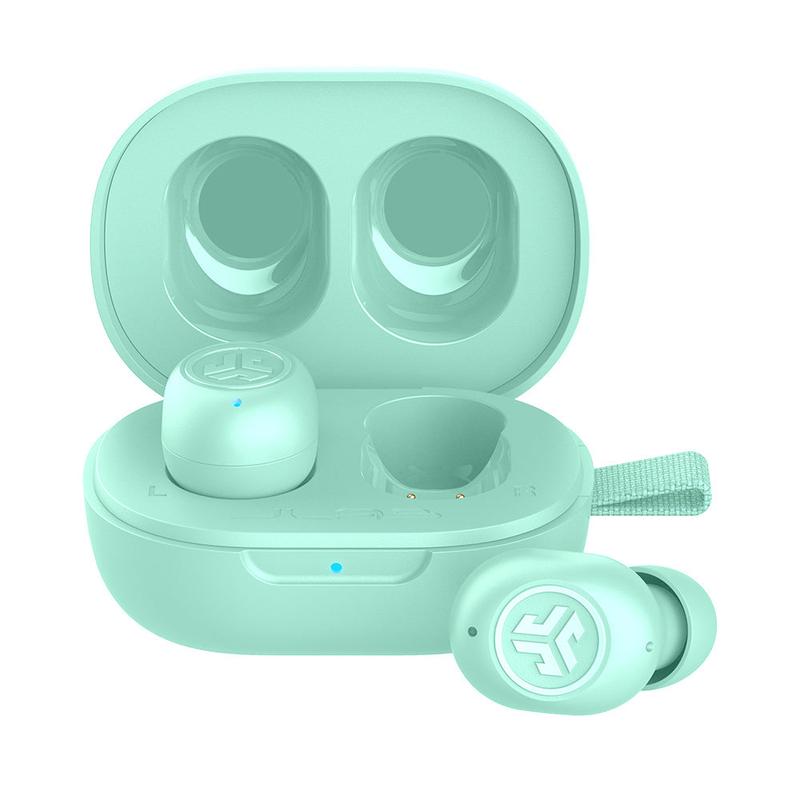 JLab JBuds Mini Earbuds - Smallest Bluetooth Earphones, IP55 Splash/Dust Proof, Custom EQ, Customizable Touch Controls, Safety Be Aware Mode, 20HR Battery Life, Earbuds For Sleeping,  Android iPhone