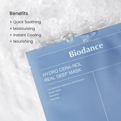 Bio-Collagen Real Deep Mask, Hydrating Overnight Hydrogel Mask, Pore Minimizing, Elasticity Improvement, Korean Skincare | 1.19oz(34g) x 4ea
