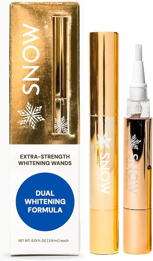 Snow Extra-Strength Teeth Whitening Pen, Enamel-Safe Tooth Whitening Pen for Sensitive Teeth, Teeth Whiteners for Oral Care, Stain Remover for Teeth That Visibly Whitens Tooth up to 8 Shades - 1 Pack