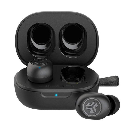 JLab JBuds Mini Earbuds - Smallest Bluetooth Earphones, IP55 Splash/Dust Proof, Custom EQ, Customizable Touch Controls, Safety Be Aware Mode, 20HR Battery Life, Earbuds For Sleeping,  Android iPhone