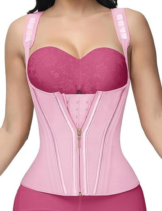 Corset for Women Sports Girdle Workout Shapewear with Adjustable Shoulder Strap