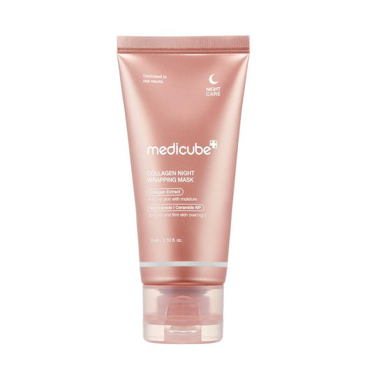 Collagen Night Wrapping Mask : SLEEP, SHED, AND GLOW! Skincare Skin Repair Comfort Pink
