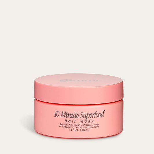 Glimmr 10-Minute Vitamin-Infusion Hair Mask for Hydrating and Moisturizing Hair - Conditioner with Bonding Protein, Castor Oil & Superfood Extracts