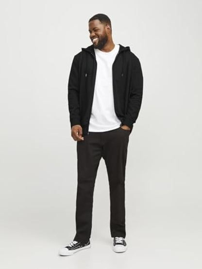 Herren Jjebasic Zip Hood Noos Ps Cardigan Sweater